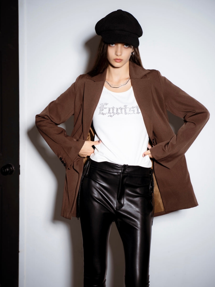 フレアスリーブシングルジャケット