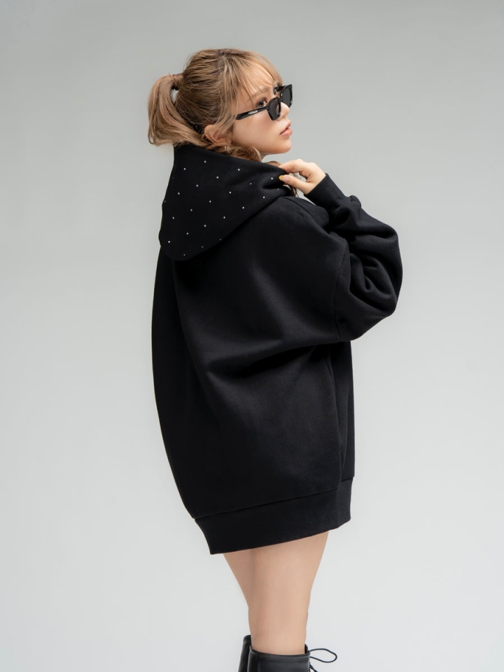 ラインストーンフードトップス– EGOIST