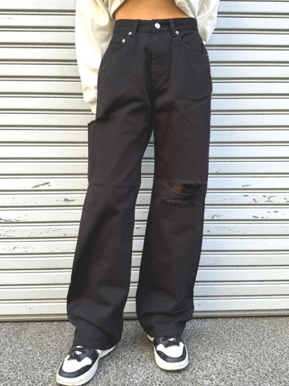 EG Blackツイルワイドパンツ