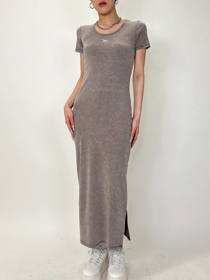 加工タイトロングワンピース